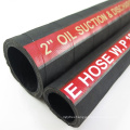 Heat Resistant Oil Black Wrap Surface 4 Inch Flexible    Suction Rubber And Discharge Hose